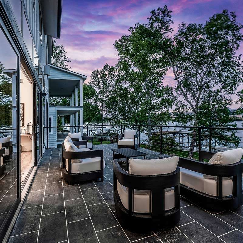 Custom Home Builder Lake LBJ Christopher's Custom Homes  | Lake front home